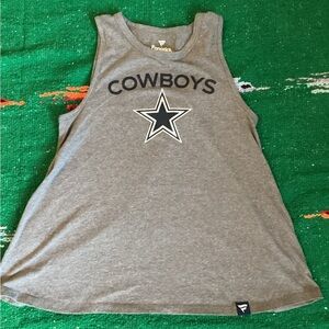 Fanatics Gray Cowboys Tank Top - SZ M
Pit to pit 14”
Length 20’